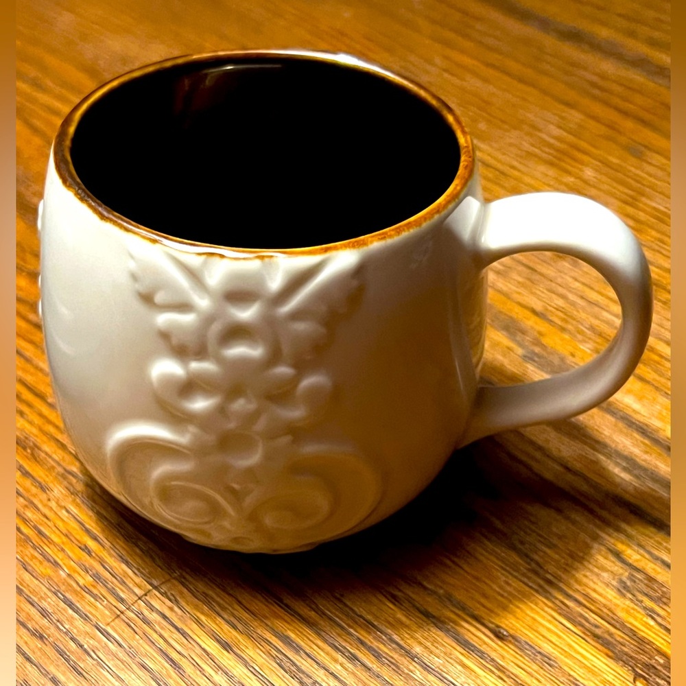 STARBUCKS 2013 CASI CIELO EMBOSSED MUG 12 oz